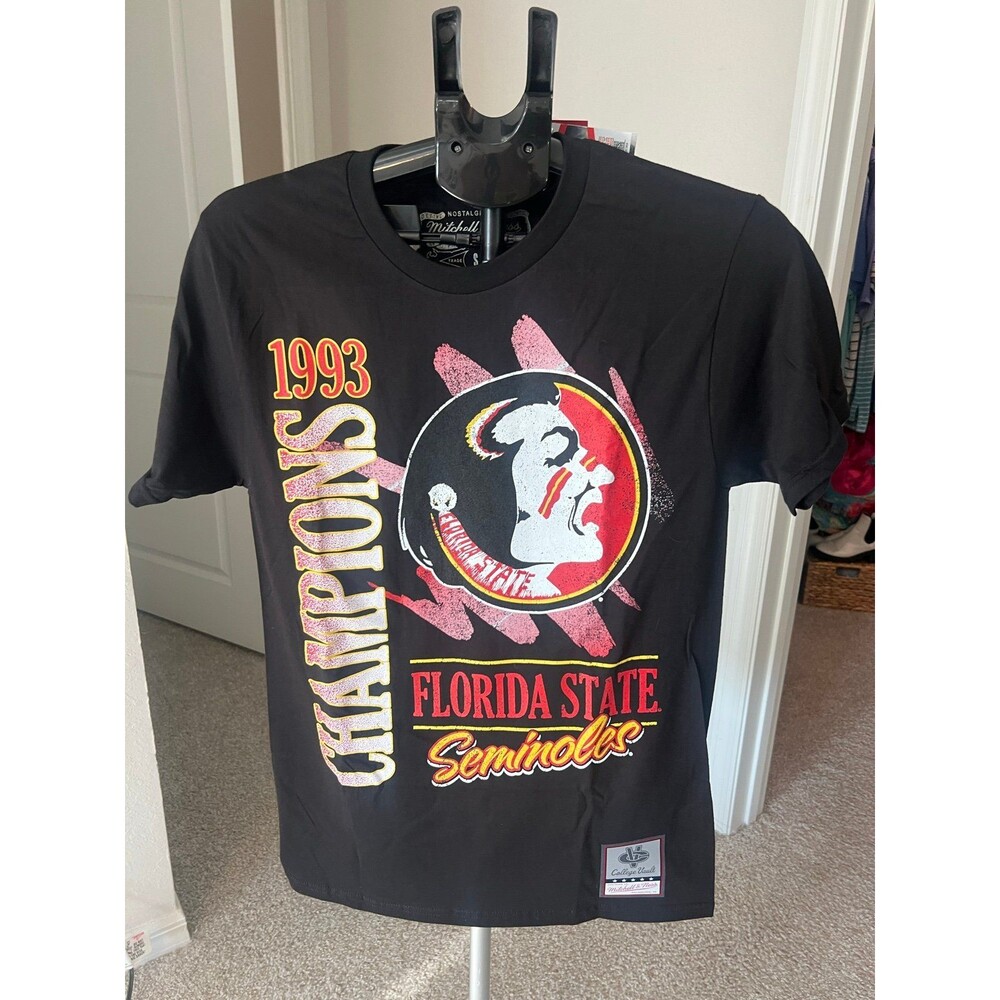Mitchell & Ness College Vault Florida State University Retro 1993 Champions Tee